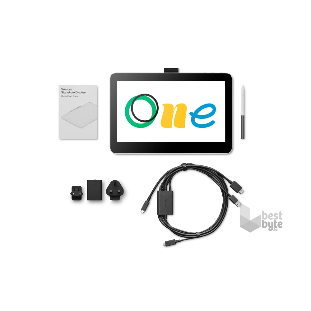 Wacom DTH134W0B One 13 Touch digitális rajztábla