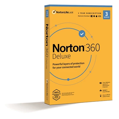 Wacom One Medium digitális rajztábla Norton 360 Deluxe vírusvédelmi csomag