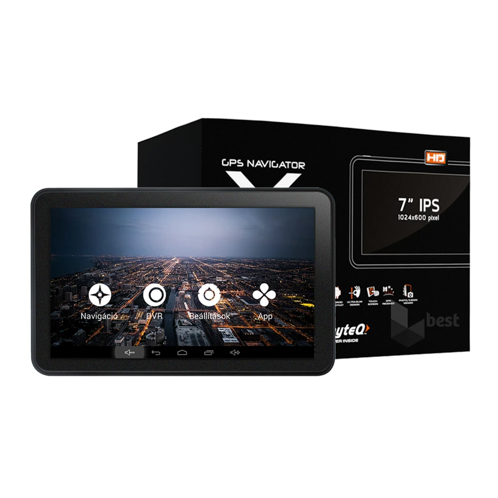 Wayteq X995 MAX 7” Android GPS térkép nélküli navigáció