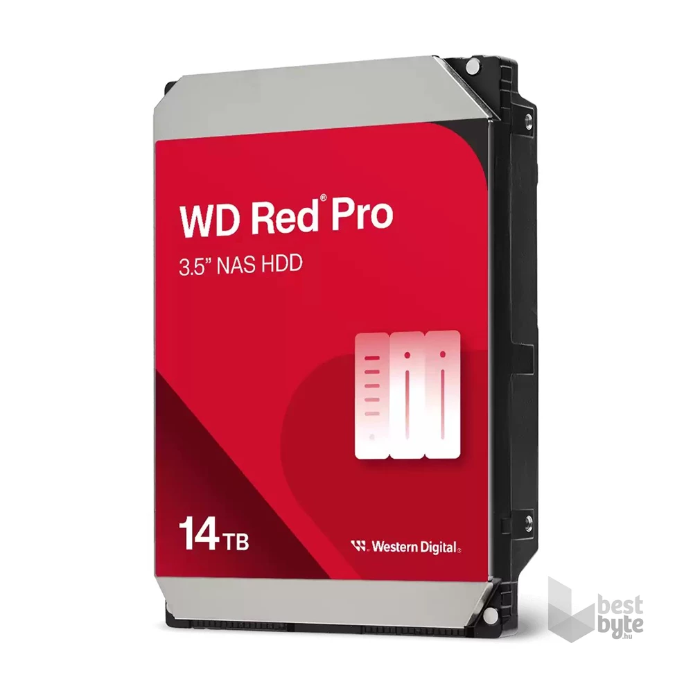 Western Digital 14TB Sata3 3,5" 7200rpm 512MB Red Pro (WD142KFGX) winchester