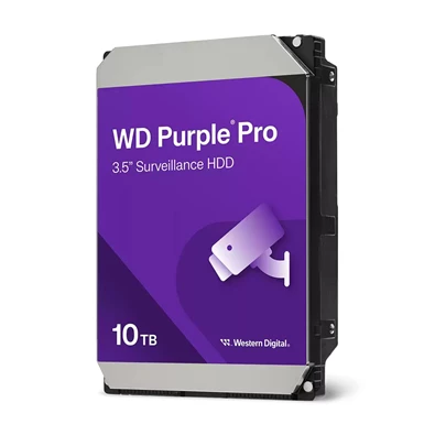 Western Digital 3,5" 10TB belső SATA 6Gb/s 7200RPM 512MB Purple Pro winchester