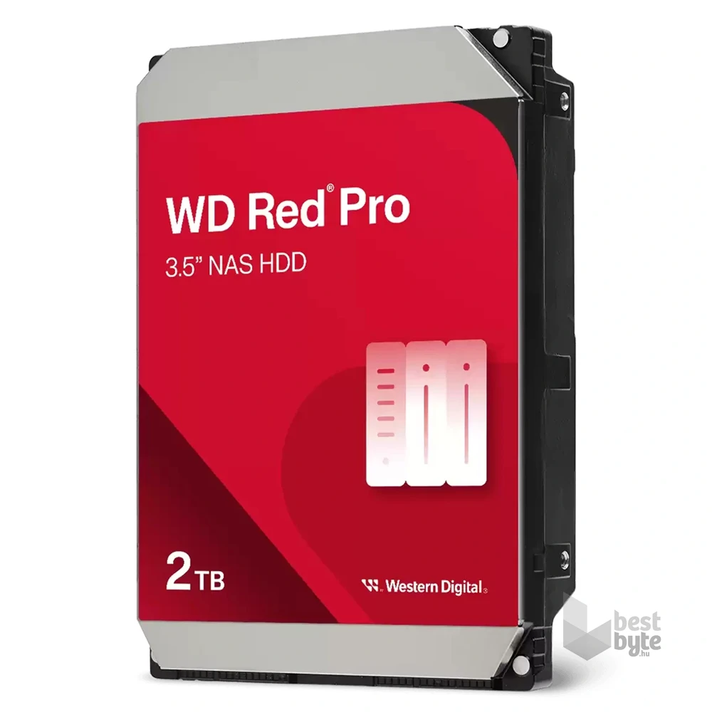 Western Digital 3,5" 2000GB belső SATAIII 7200RPM 64MB RED PRO WD2002FFSX winchester 5 év