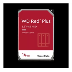 Western Digital 3,5" 14000GB belső SATAIII 7200RPM 512MB RED PLUS WD140EFGX winchester 3 év