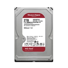 Western Digital 3,5" 2000GB belső SATAIII 5400RPM 256MB RED WD20EFAX winchester 3 év