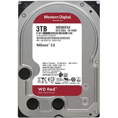 Western Digital 3,5" 3000GB belső SATAIII 5400RPM 256MB RED WD30EFAX winchester 3 év