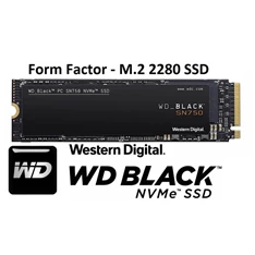 Western Digital 500GB M.2 2280 SN750 NVMe Black (WDS500G3X0C) SSD