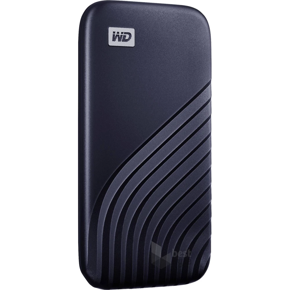 Western Digital 500GB USB 3.2 My Passport (WDBAGF5000ABL) kék külső SSD