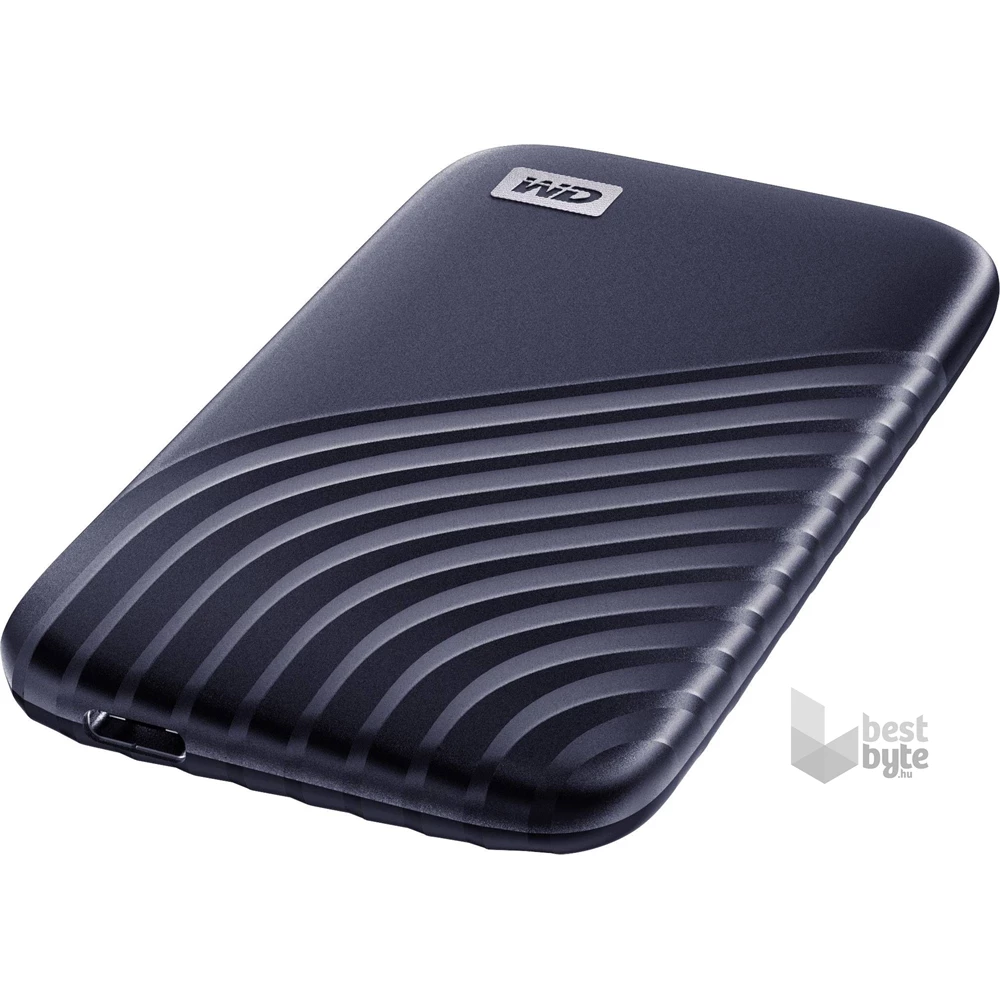 Western Digital 500GB USB 3.2 My Passport (WDBAGF5000ABL) kék külső SSD