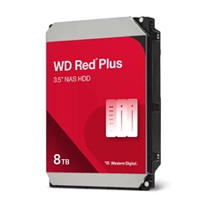 Western Digital 8TB belső SATAIII 3,5" 5400rpm 256MB Red Plus (WD80EFPX) winchester Western Digital 8TB belső SATAIII 3,5" 5400rpm 256MB Red Plus (WD80EFPX) winchester