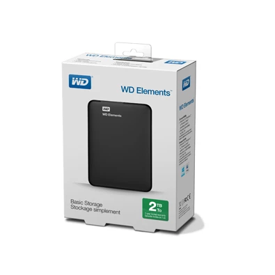 Western Digital Elements Portable WDBU6Y0020BBK 2,5" 2TB USB3.0 fekete külső winchester