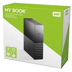 Western Digital MyBook Essential WDBBGB0080HBK 3,5" 8TB USB3.0 fekete külső winchester