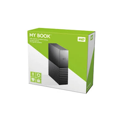 Western Digital MyBook Essential WDBBGB0080HBK 3,5" 8TB USB3.0 fekete külső winchester