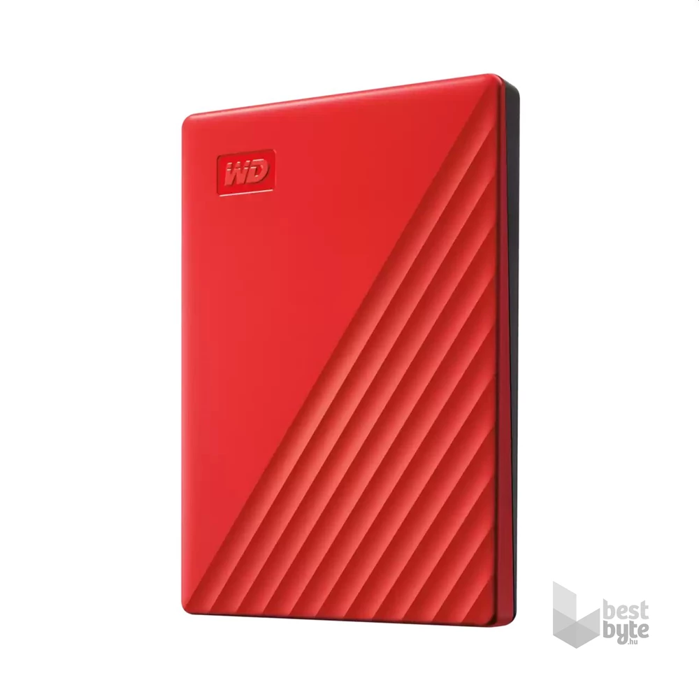 Western Digital My Passport WDBPKJ0040BRD 2,5" 4TB USB3.0 piros külső winchester