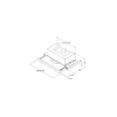 Whirlpool AKR 5390/1 IX beépíthető páraleszívó