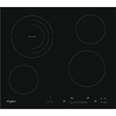 Whirlpool AKT 8900 BA fekete, beépíthető, elektromos üvegkerámia, főzőzóna: 4, beépíthető méret: 56cm, főzőlap (Újszerű)