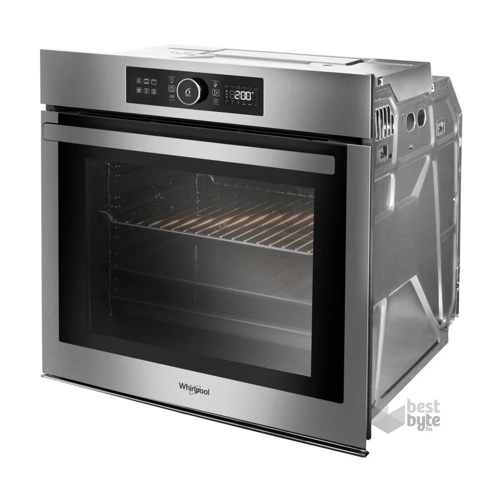 Whirlpool AKZ9 6270 IX inox, beépíthető, sütőtér: 73L, grill, légkeverés, sütő