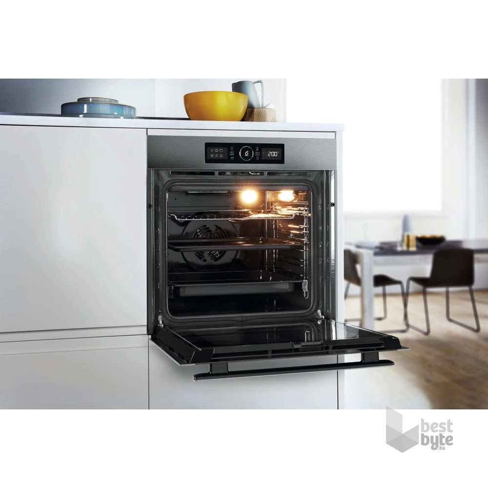 Whirlpool AKZ9 6270 IX inox, beépíthető, sütőtér: 73L, grill, légkeverés, sütő