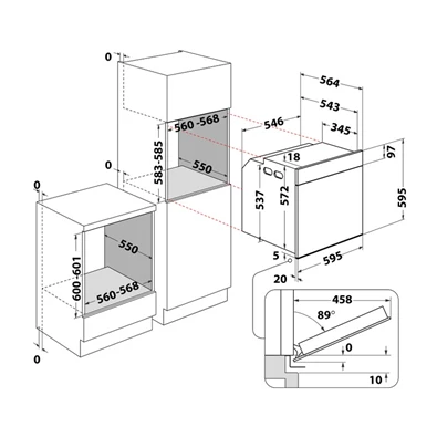 Whirlpool AKZ9 6270 IX beépíthető sütő