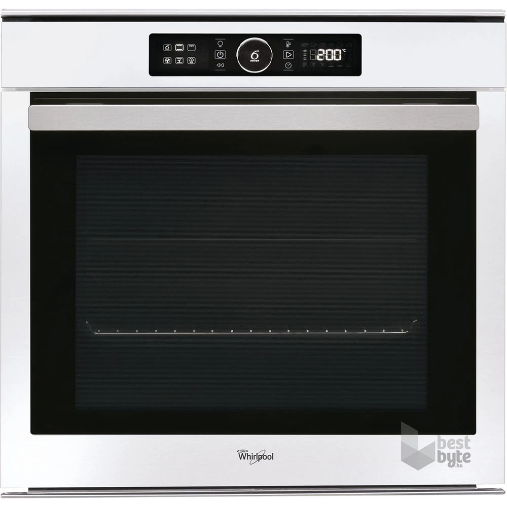 Whirlpool AKZM 8480WH fehér, beépíthető, sütőtér: 73L, grill, légkeverés, pirolitikus, sütő