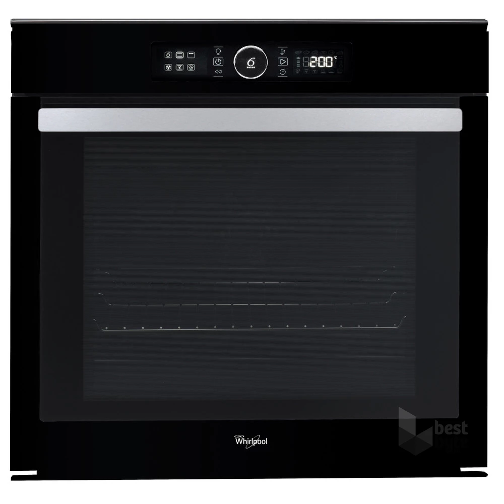 Whirlpool AKZM 8480 NB fekete, beépíthető, sütőtér: 73L, grill, légkeverés, pirolitikus, sütő