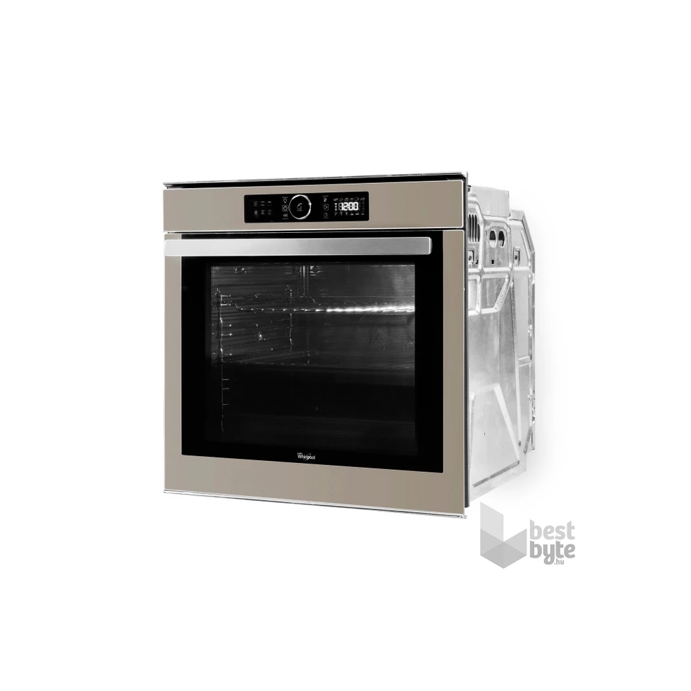 Whirlpool AKZM 8480 S ezüst, beépíthető, sütőtér: 73L, grill, légkeverés,  pirolitikus, sütő