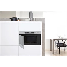 Whirlpool AMW 423 IX 1300W 22L inox beépíthető mikrohullámú sütő