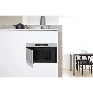Whirlpool AMW 423 IX 1300W 22L inox beépíthető mikrohullámú sütő