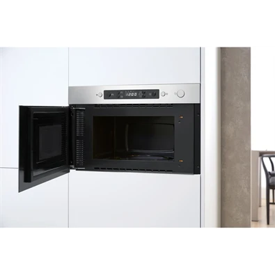 Whirlpool AMW 423 IX 1300W 22L inox beépíthető mikrohullámú sütő