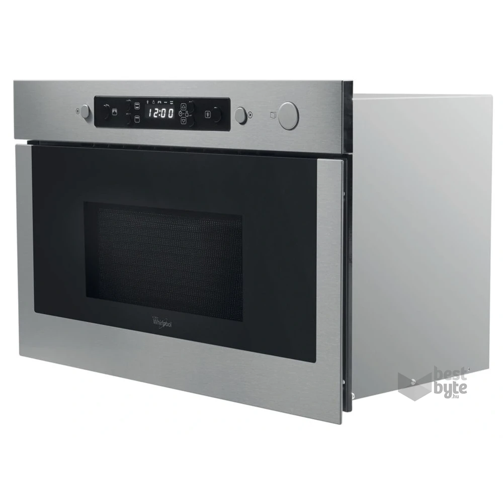 Whirlpool AMW 439/IX 750W 22L inox beépíthető mikrohullámú sütő