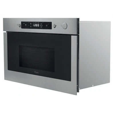 Whirlpool AMW 439/IX 750W 22L inox beépíthető mikrohullámú sütő