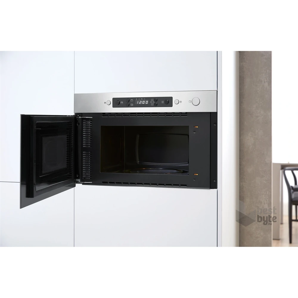 Whirlpool AMW 439/IX 750W 22L inox beépíthető mikrohullámú sütő
