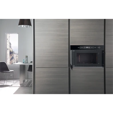 Whirlpool AMW 439/NB 750W 22L fekete beépíthető mikrohullámú sütő