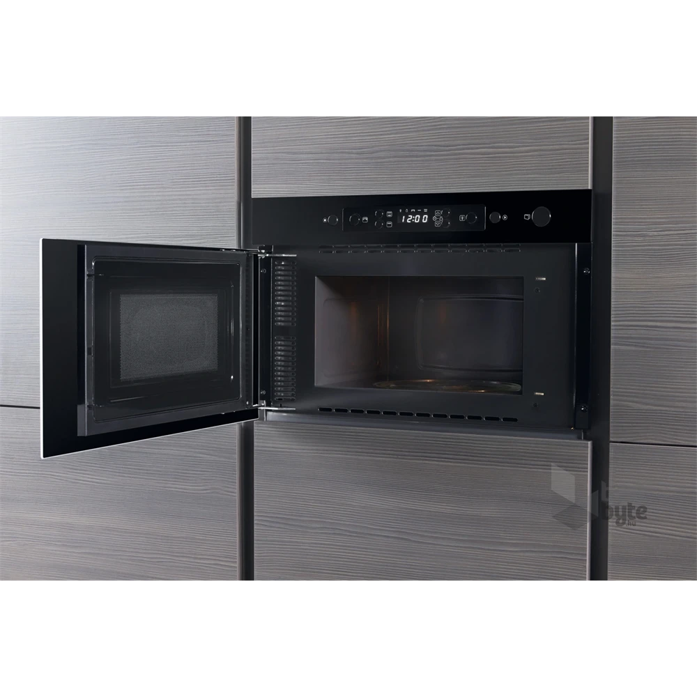 Whirlpool AMW 439/NB 750W 22L fekete beépíthető mikrohullámú sütő