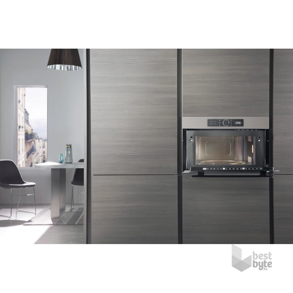Whirlpool AMW 730/SD 1000W 31L ezüst beépíthető mikrohullámú sütő