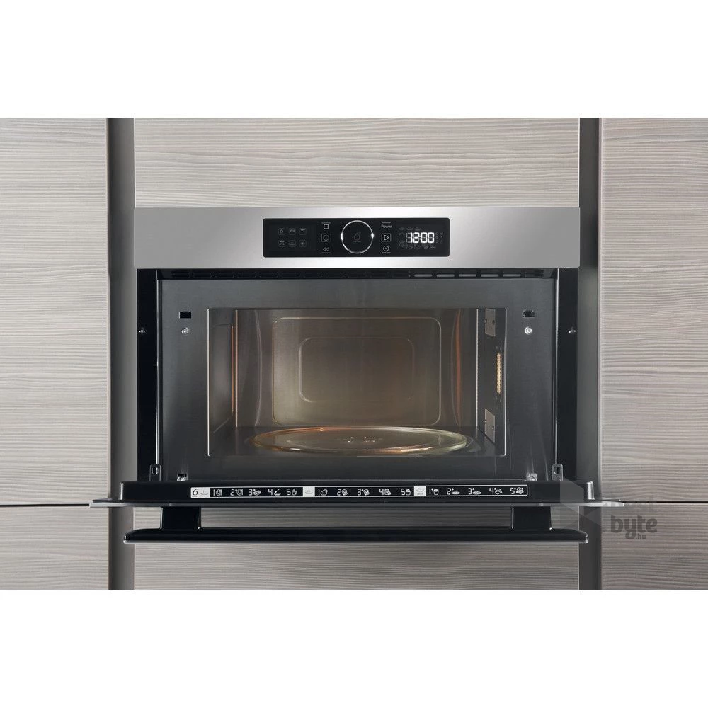 Whirlpool AMW 730/IX 1000W 31L ezüst beépíthető mikrohullámú sütő