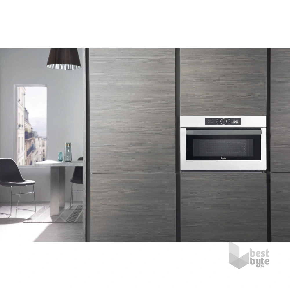 Whirlpool AMW 730/WH 1000W 31L fehér beépíthető grillezős mikrohullámú sütő