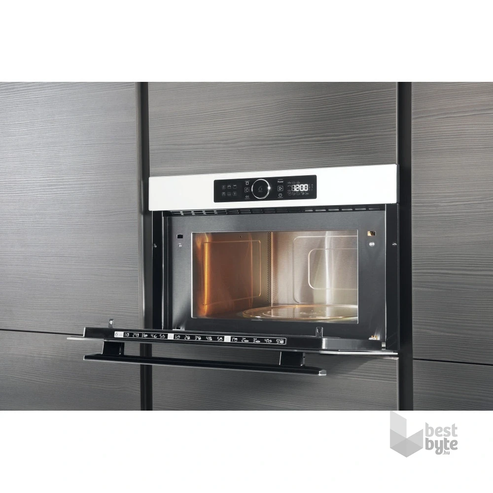 Whirlpool AMW 730/WH 1000W 31L fehér beépíthető grillezős mikrohullámú sütő