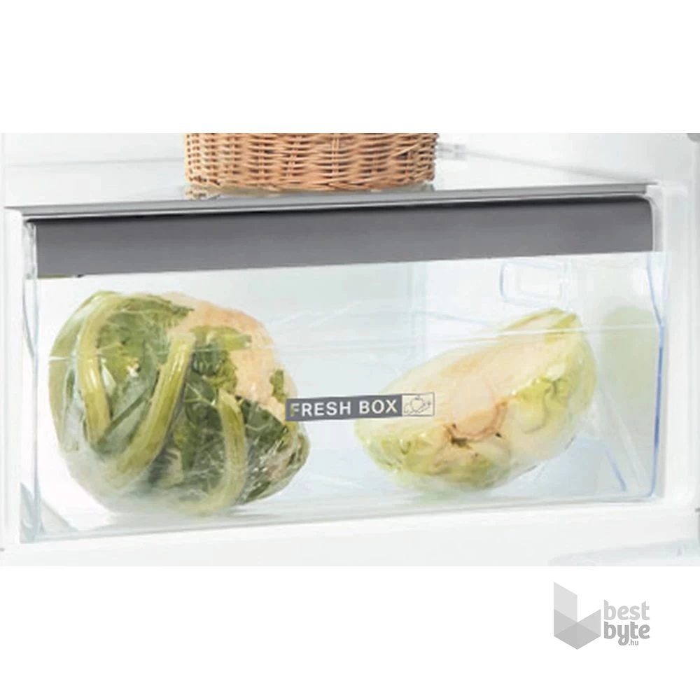 Whirlpool ART 66112 alulfagyasztós, beépíthető, Hűtő:194L, Fagyasztó:79L, FrostLess hűtőszekrény