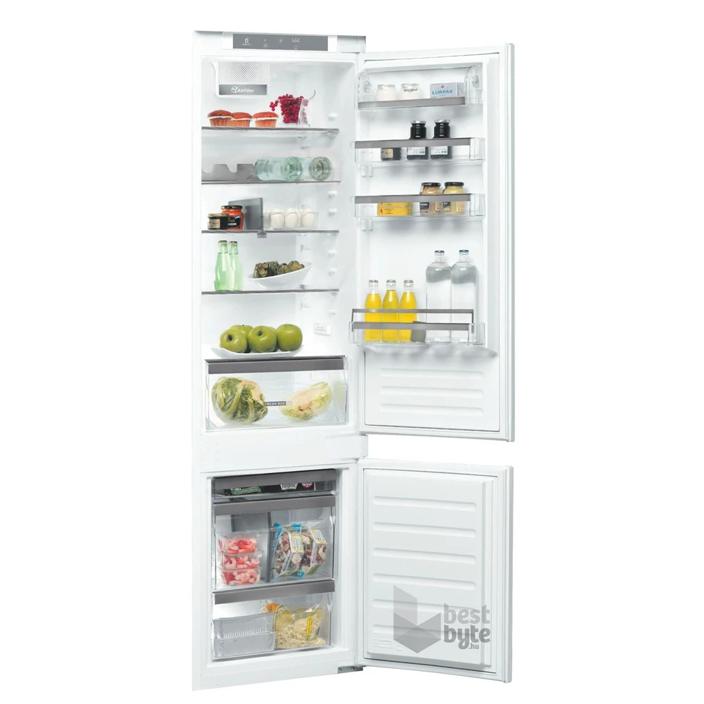 Whirlpool ART 9811 SF2 alulfagyasztós, beépíthető, Hűtő:227L, Fagyasztó:79L, Stop frost hűtőszekrény