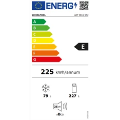 Whirlpool ART 9811 SF2 beépíthető hűtőszekrény