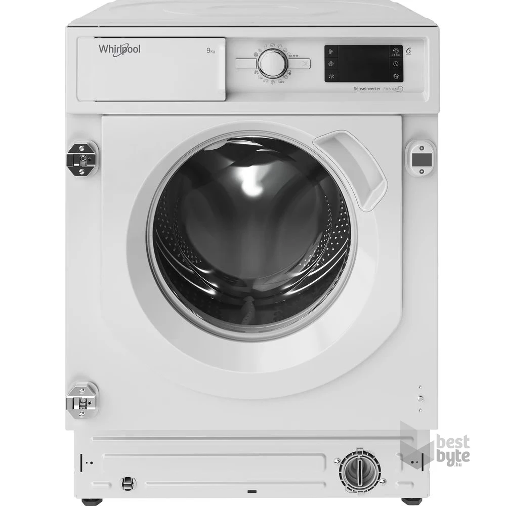 Whirlpool BI WMWG 91484E EU fehér, elöltöltős, max.1400ford., 9 kg, beépíthető mosógép