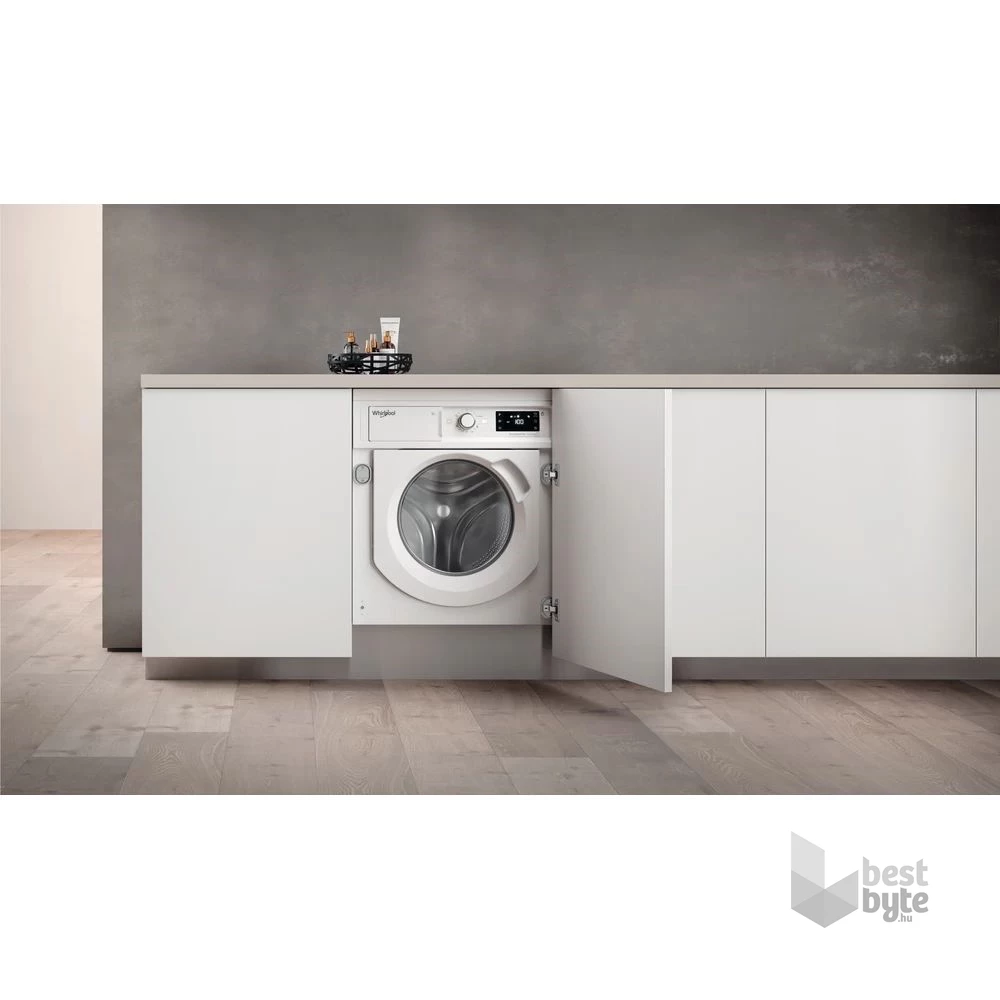 Whirlpool BI WMWG 91484E EU fehér, elöltöltős, max.1400ford., 9 kg, beépíthető mosógép