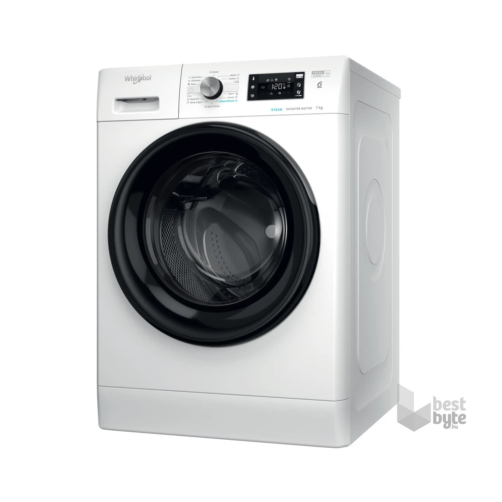Whirlpool FFB 7238 BV EE fehér, elöltöltős, max.1200ford., 7 kg, mosógép