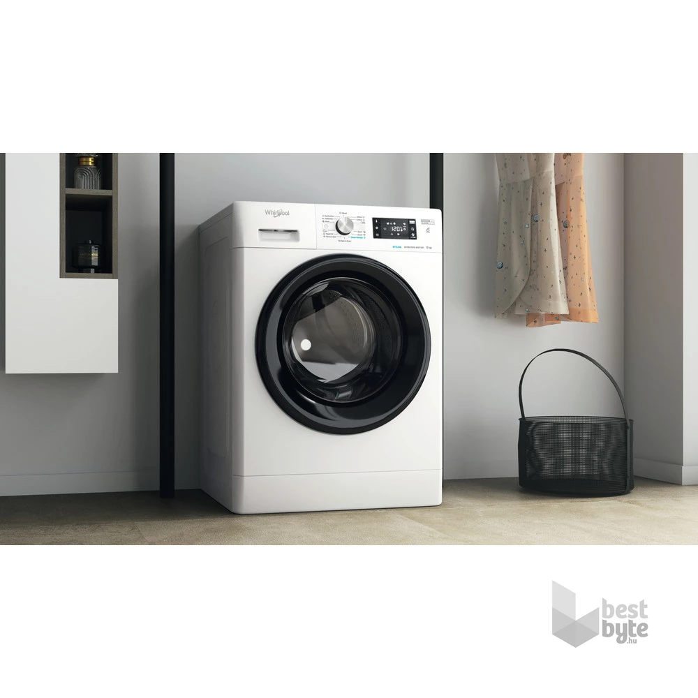 Whirlpool FFB 8458 BV EE fehér, elöltöltős, max.1400ford., 8 kg, mosógép