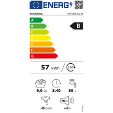 Whirlpool FFB 9458 WV EE elöltöltős mosógép