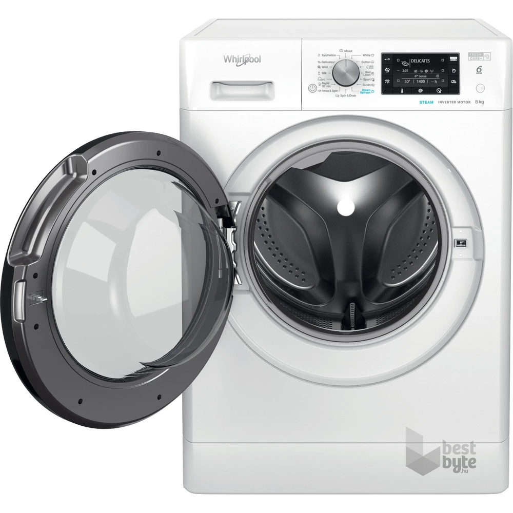 Whirlpool FFD 8648 BV EE fehér, elöltöltős, max.1600ford., 8 kg, mosógép