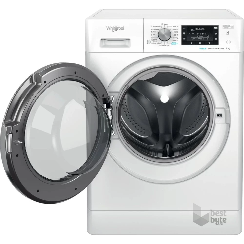 Whirlpool FFD 9489 BCV EE fehér, elöltöltős, max.1400ford., 9 kg, mosógép