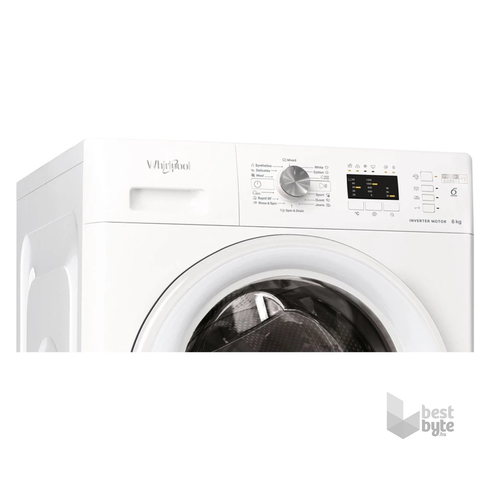 Whirlpool FFL 6238W EE fehér, elöltöltős, max.1200ford., 6 kg, mosógép