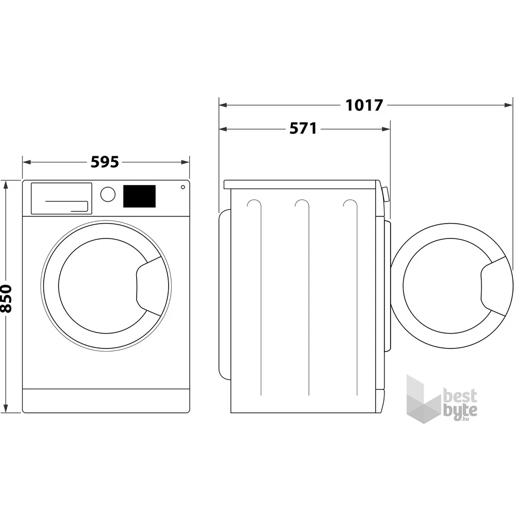 Whirlpool FFL 6238W EE fehér, elöltöltős, max.1200ford., 6 kg, mosógép