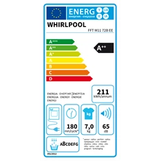 Whirlpool FFT M11 72B EE 7 kg hőszivattyús szárítógép